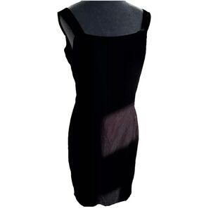 Vintage 90s Jessica McClintock‎ Black Velvet Wiggle Dress 12 Witchy Whimsigoth